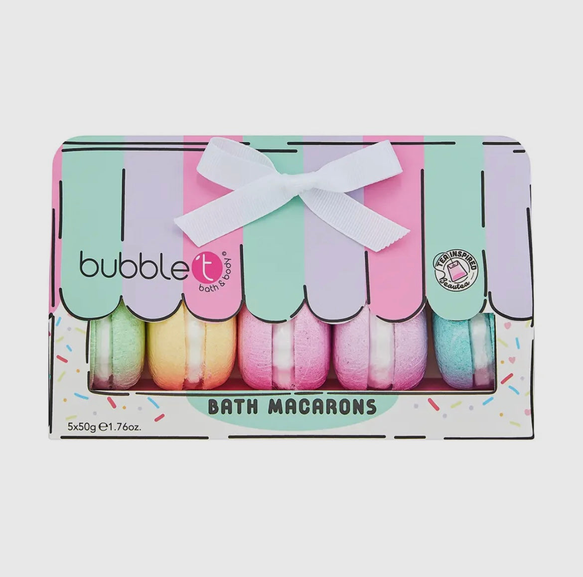 Pretty Perfect Bath Bomb Macaron Gift Set - Cartoon Edition