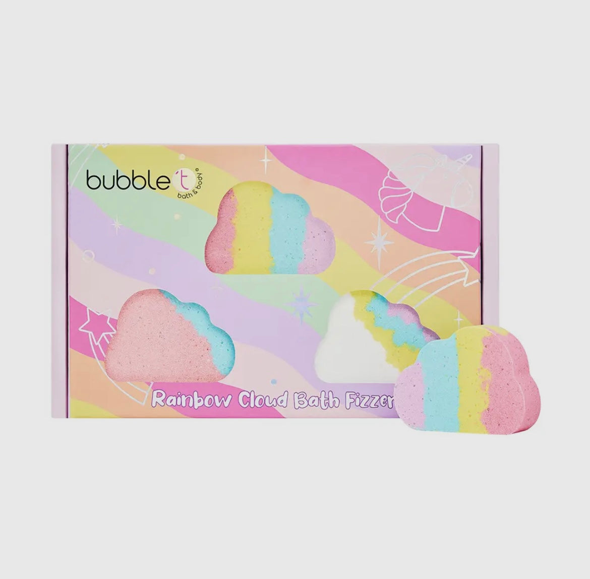 Pretty Perfect Rainbow Cloud Bath Bomb Fizzer Gift Set