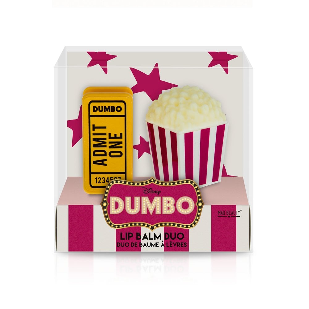 Disney DUMBO TICKET & POPCORN LIP BALM DUO